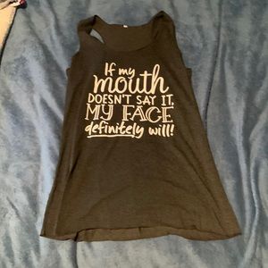 Womens funny tank top